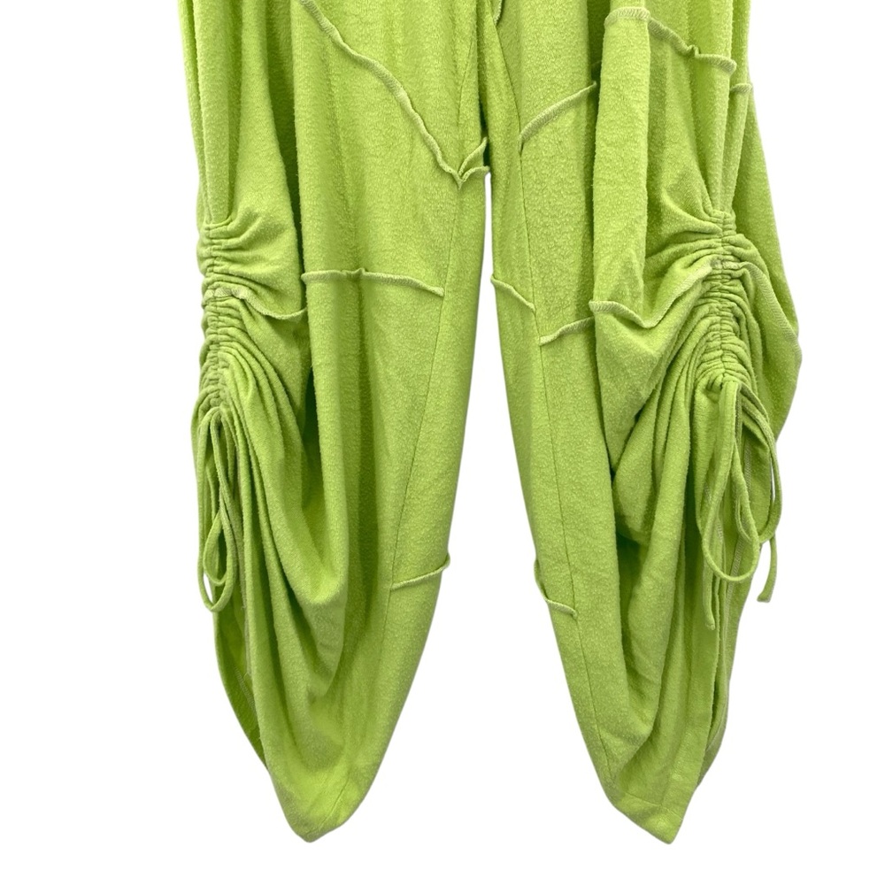 Out From Under Urban Outfitters Green Ballon Cinched Fuzzy Lounge Pants - Picture 3 of 9